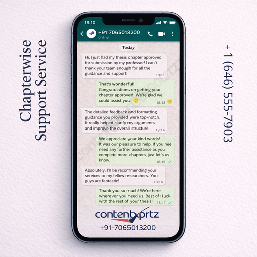 Chapterwise Thesis Support Service