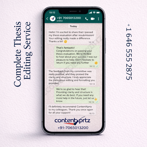 Complete Thesis Editing Service