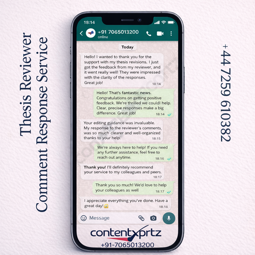 Thesis Reviewer Comment Response Service