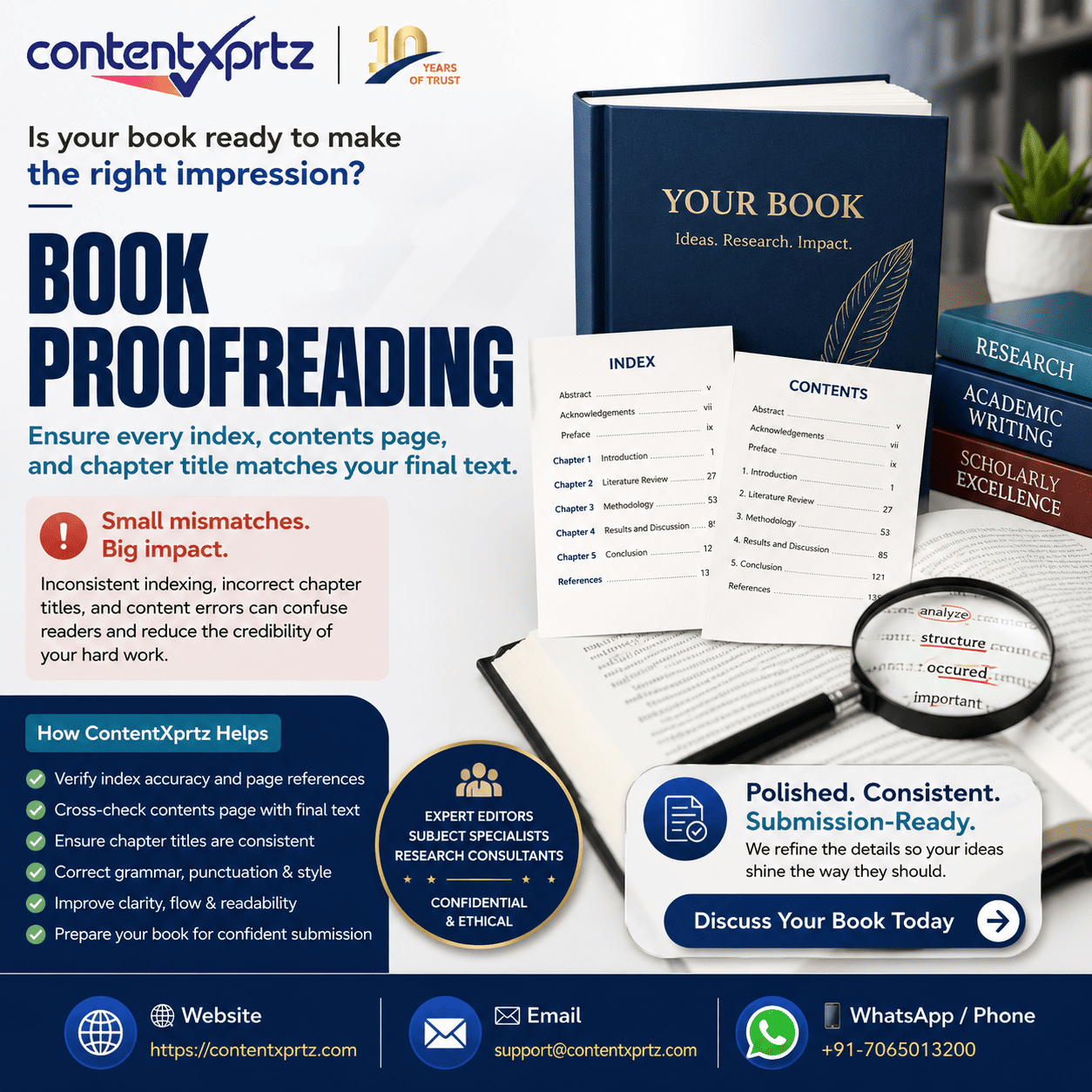 How to start a questionnaire with Contentxprtz research and academic editing guidance