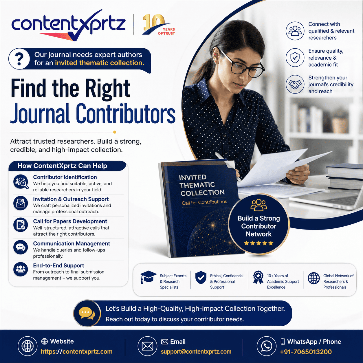 Journal Finder Springer guidance from Contentxprtz for choosing a suitable journal