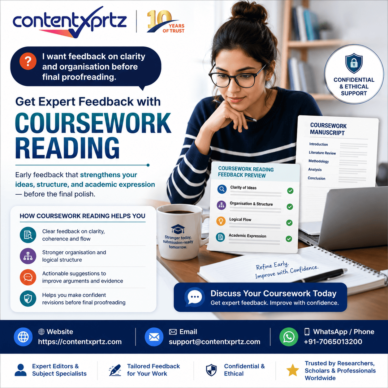 Research process guidance for students and scholars from Contentxprtz