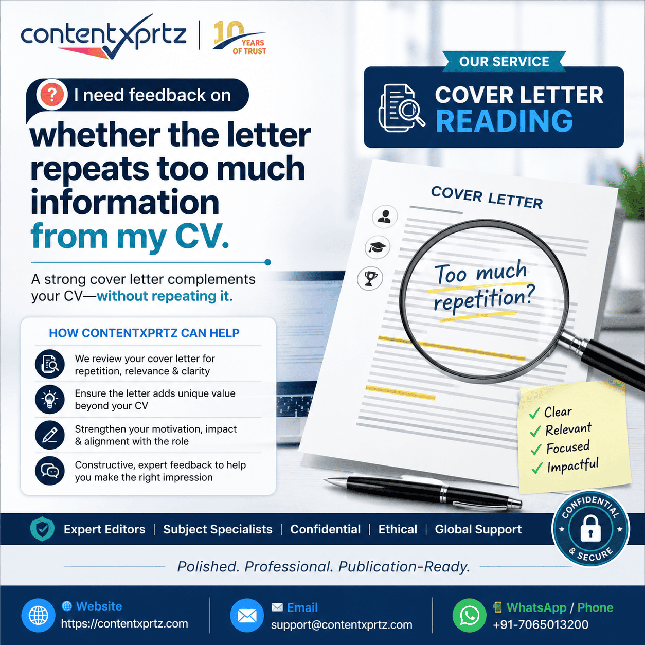 Research and literature review guidance with Contentxprtz academic support