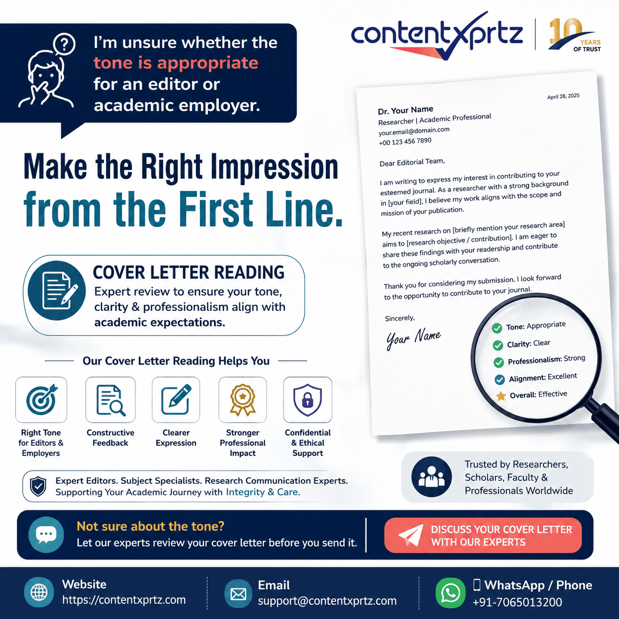 Literature review of research guidance from Contentxprtz for students and scholars