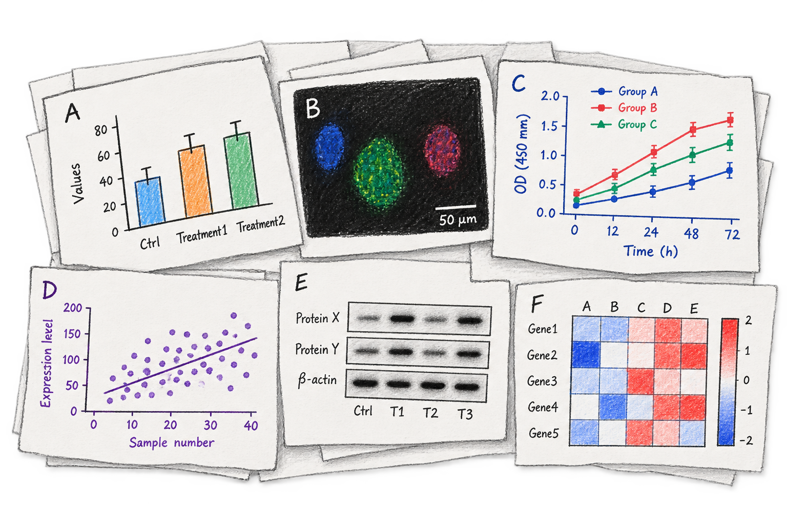Before formatting: rough and inconsistent research figure