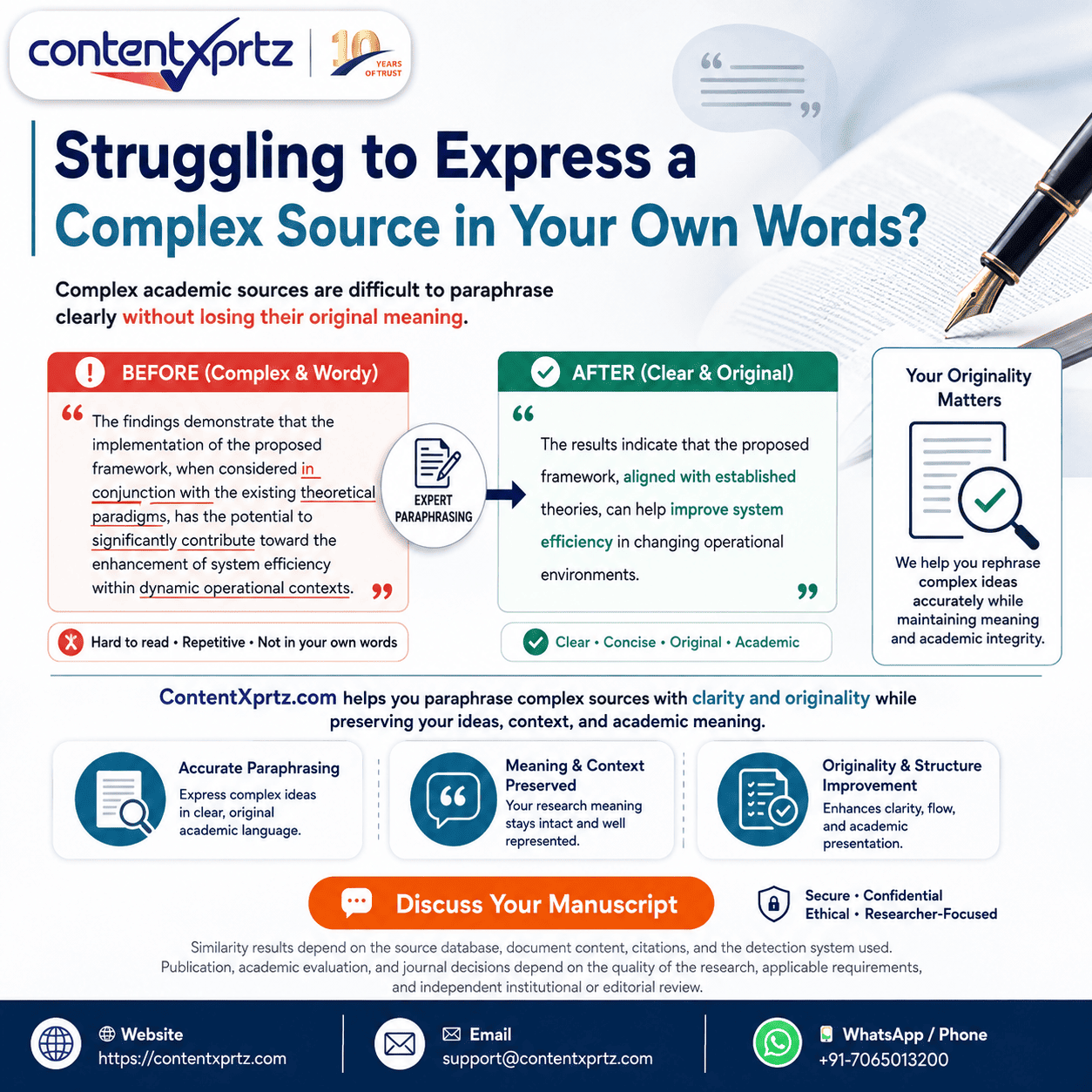 Turnitin AI detection guidance for students and researchers from Contentxprtz