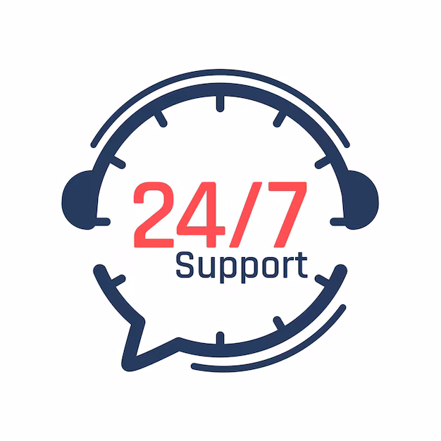 24x7 Support Availability for You.