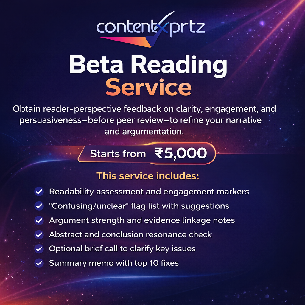 12. Beta Reading Service
