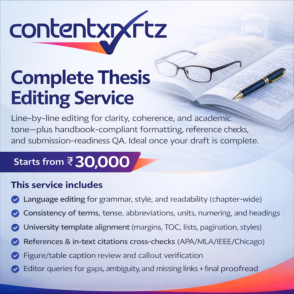 18. Complete Thesis Editing Service