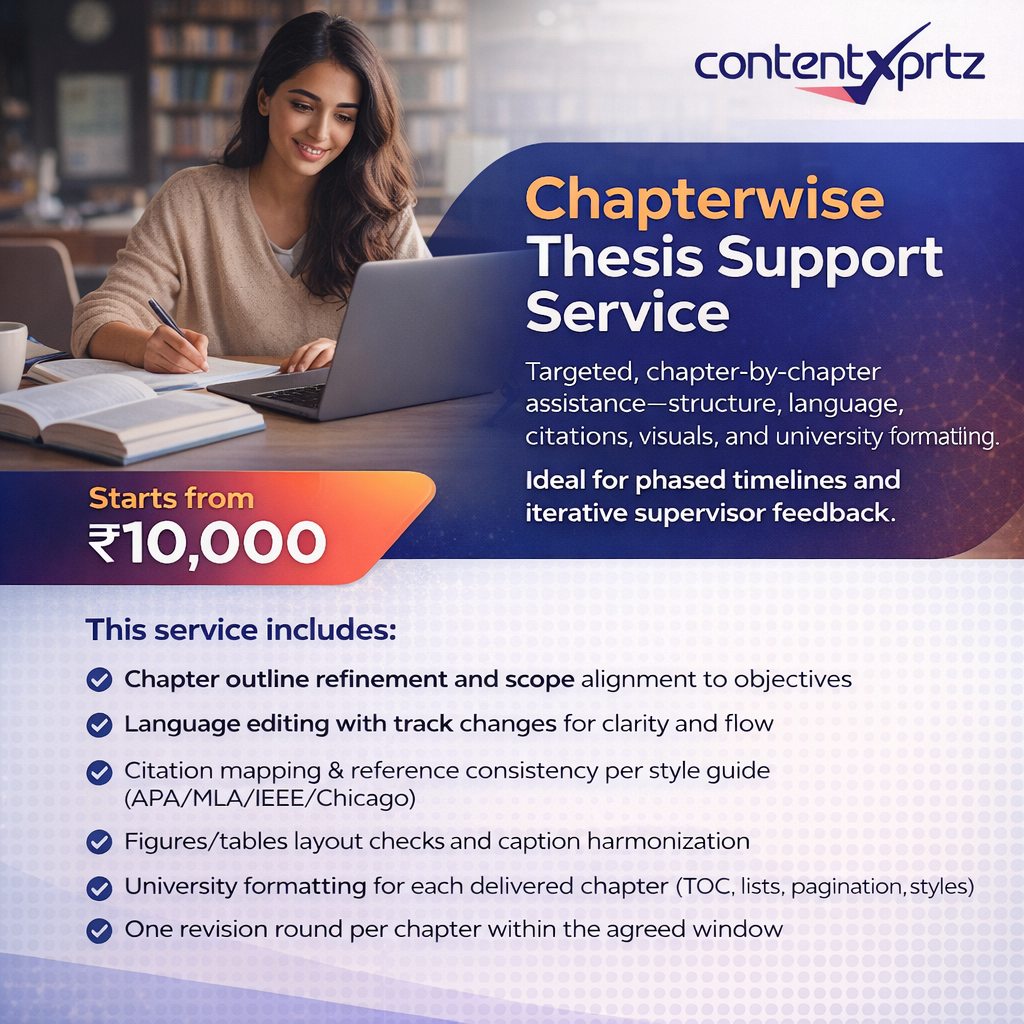 19. Chapterwise Thesis Support Service