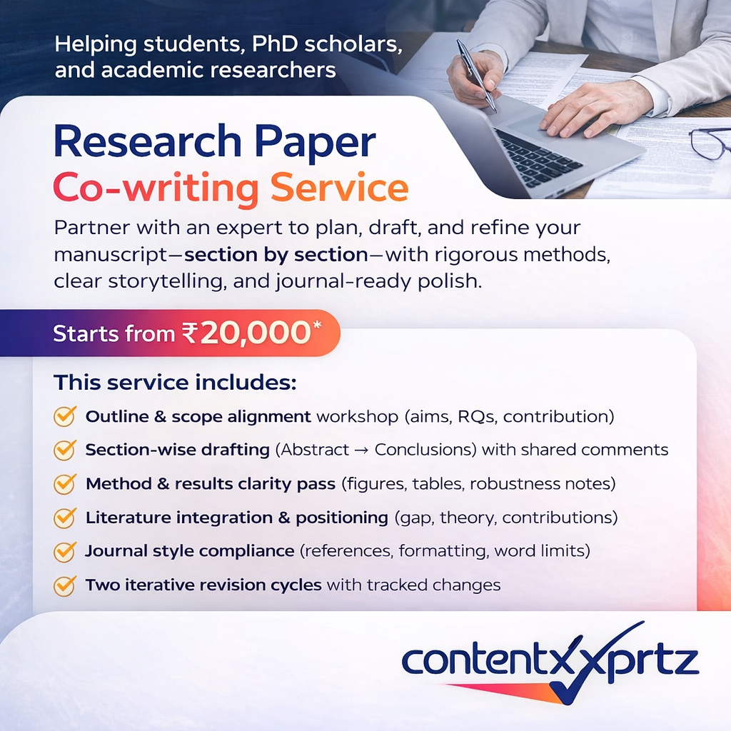 2. Research Paper Co-writing Service