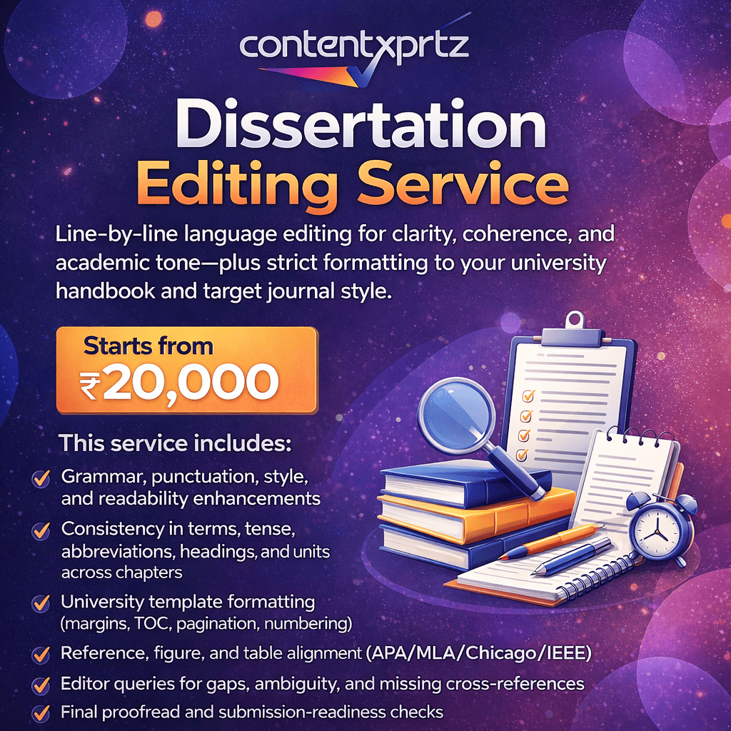 22. Dissertation Editing Service