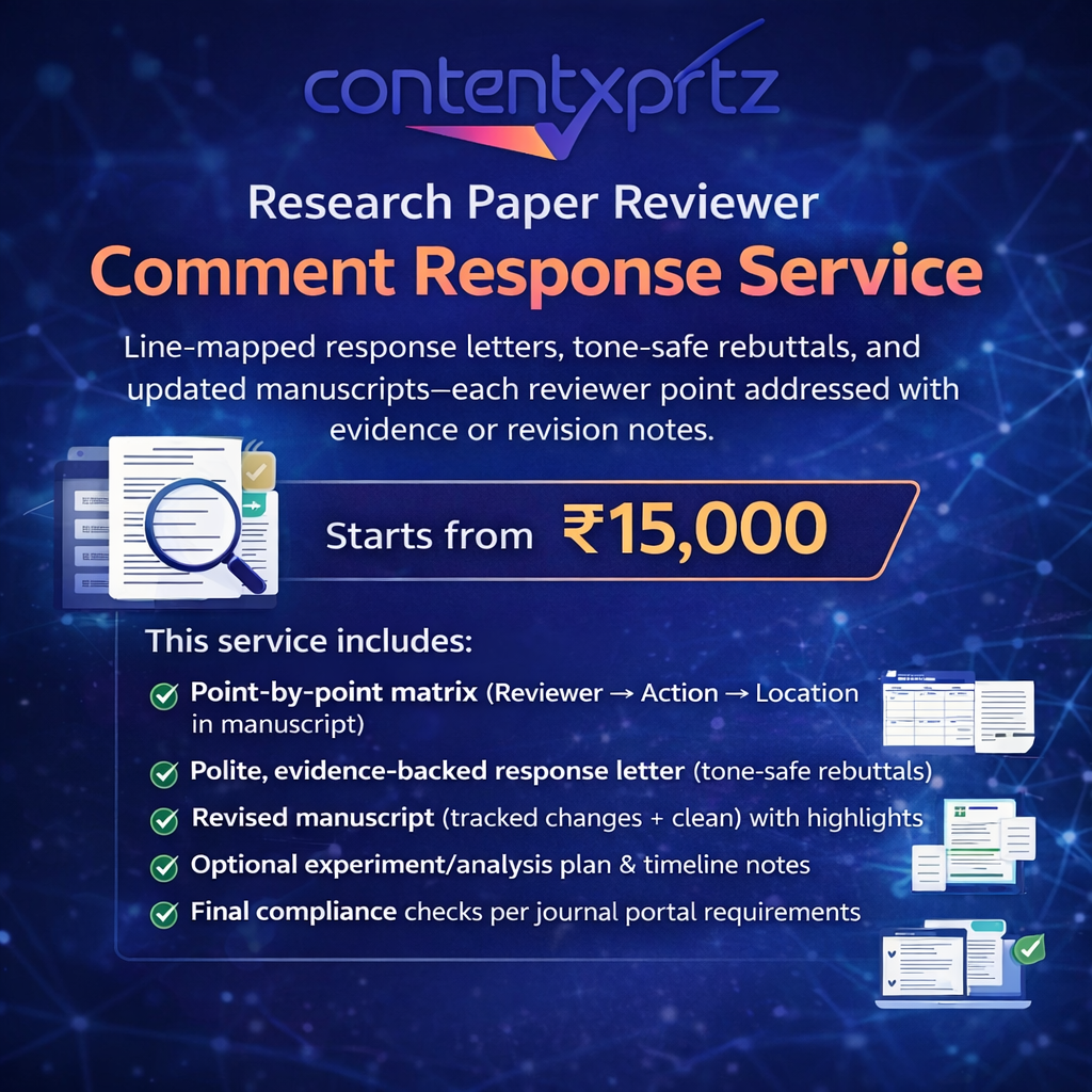 3. Research Paper Reviewer Comment Response Service