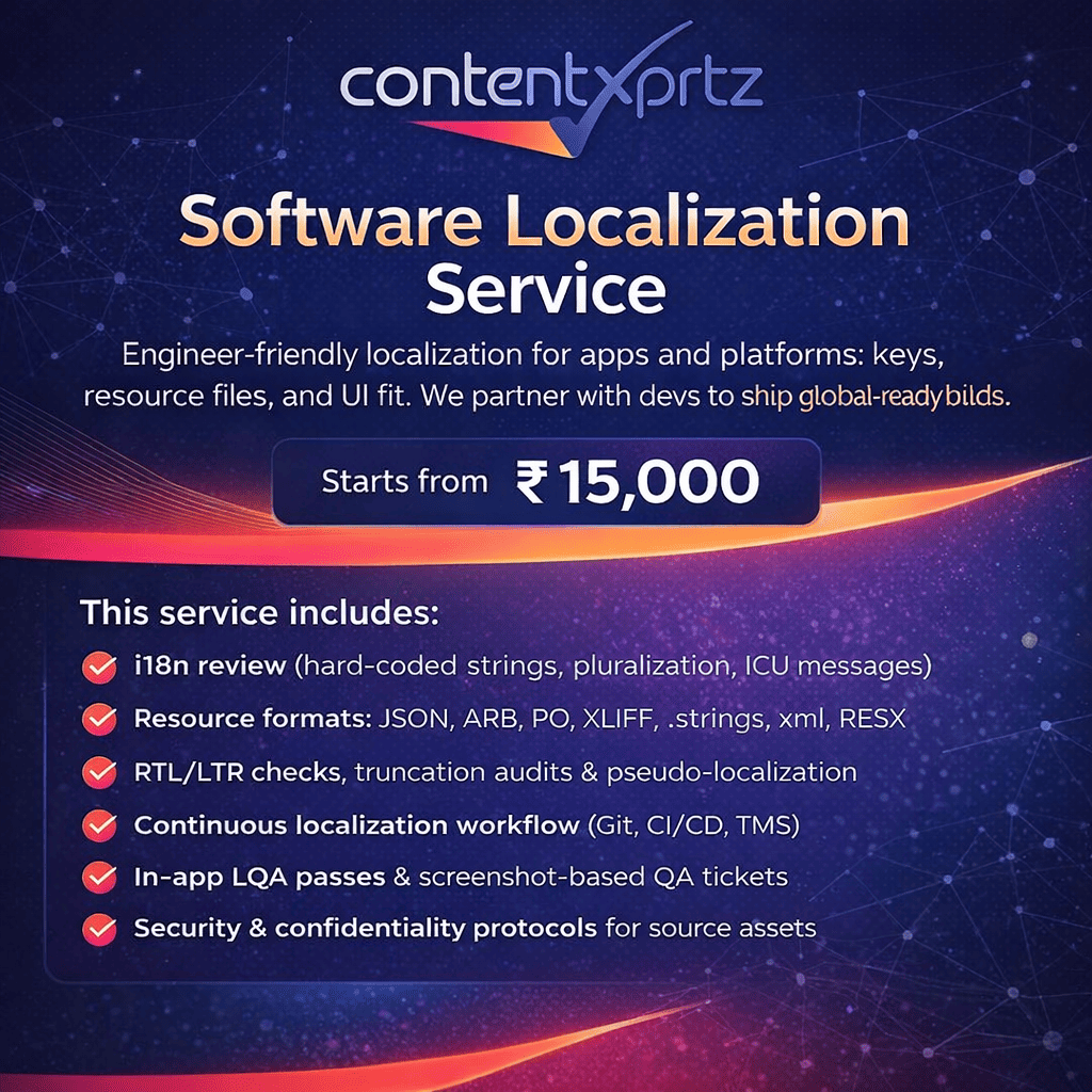33. Software Localization Service