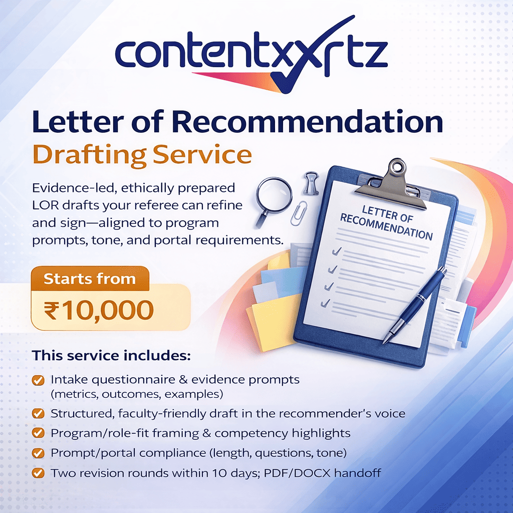 43. LOR Drafting Service