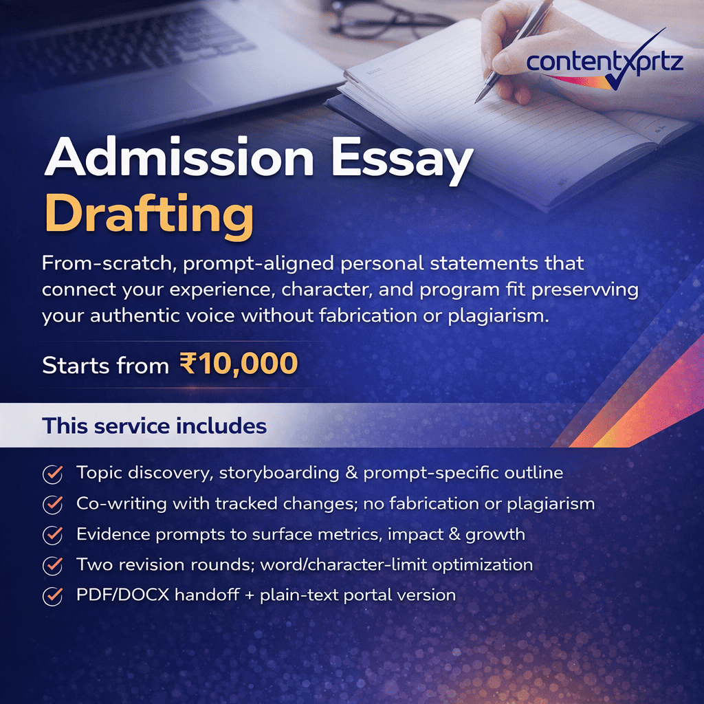 46. Admission Essay Drafting