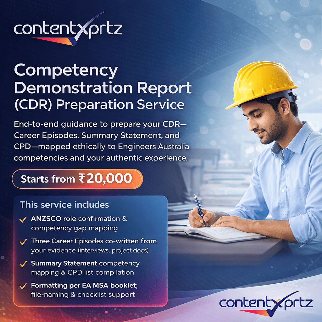 49. CDR Preparation Service