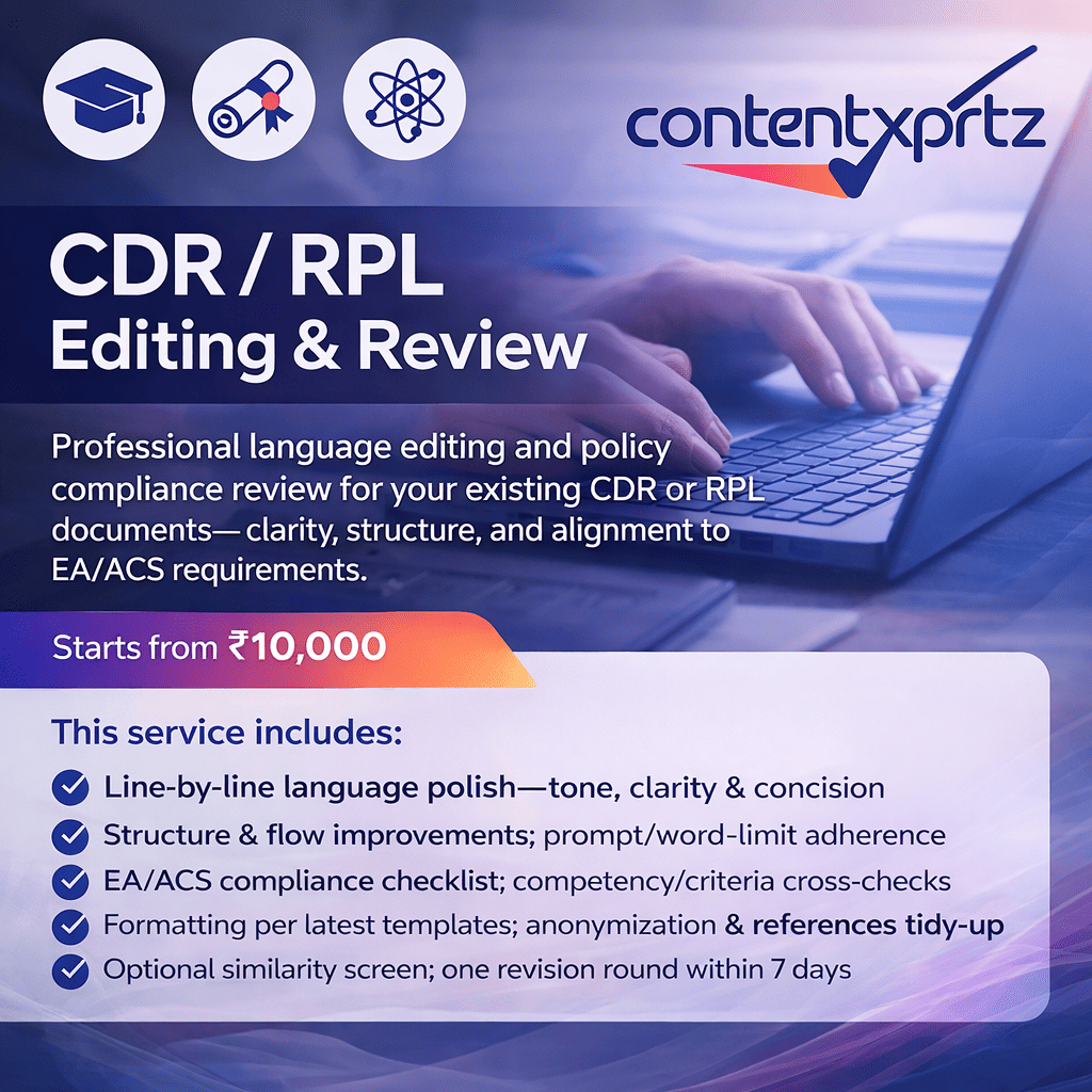 51. CDRRPL Editing & Review