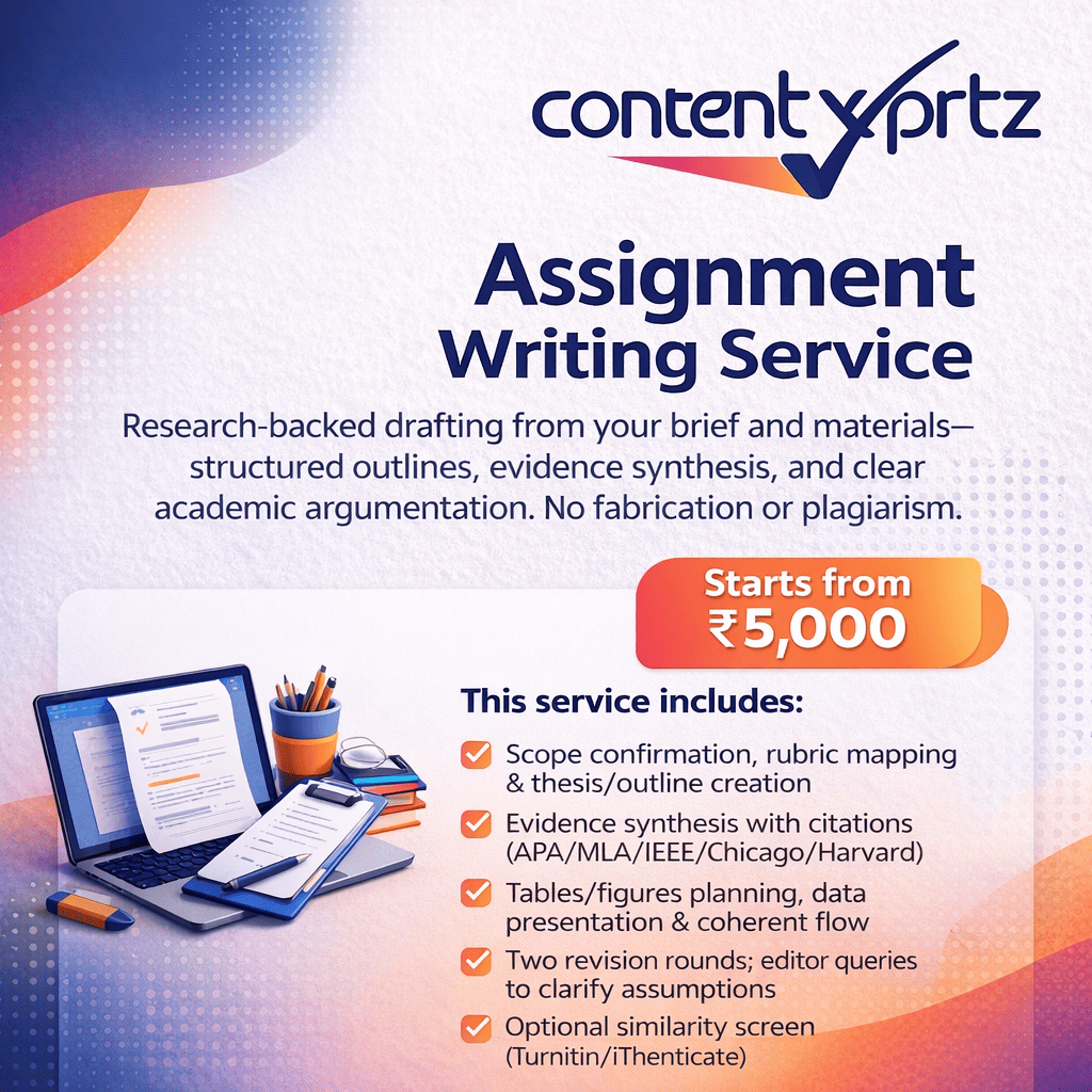 55. Assignment Writing Service