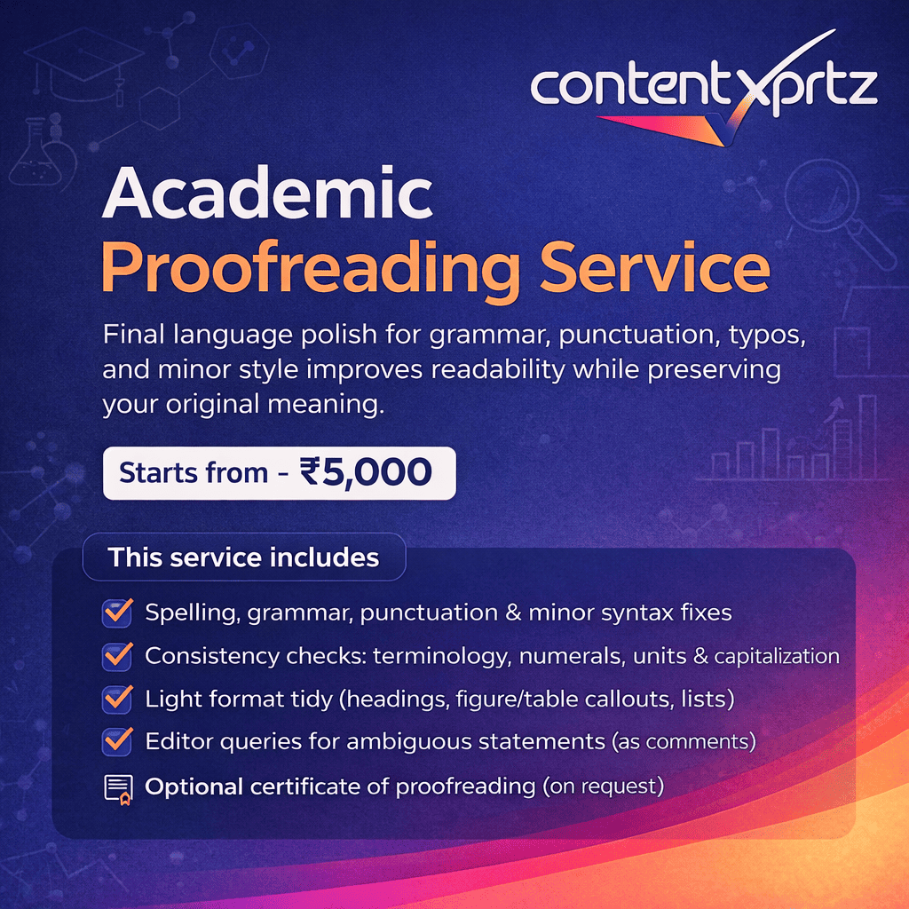 58. Academic Proofreading Service