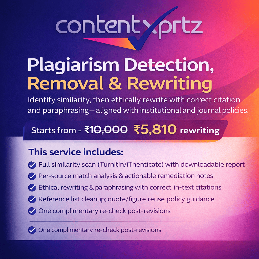 60. Plagiarism Detection, Removal & Rewriting