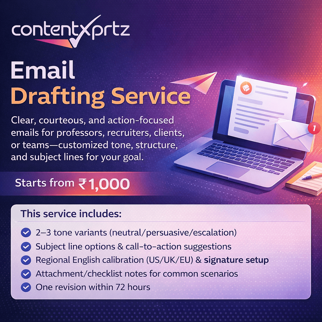 65. Email Drafting Service