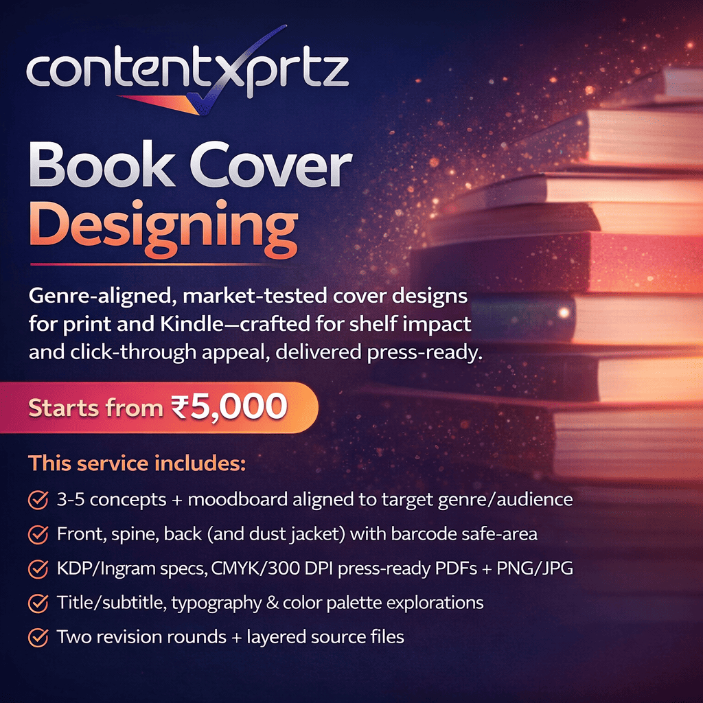 78. Book Cover Designing Service