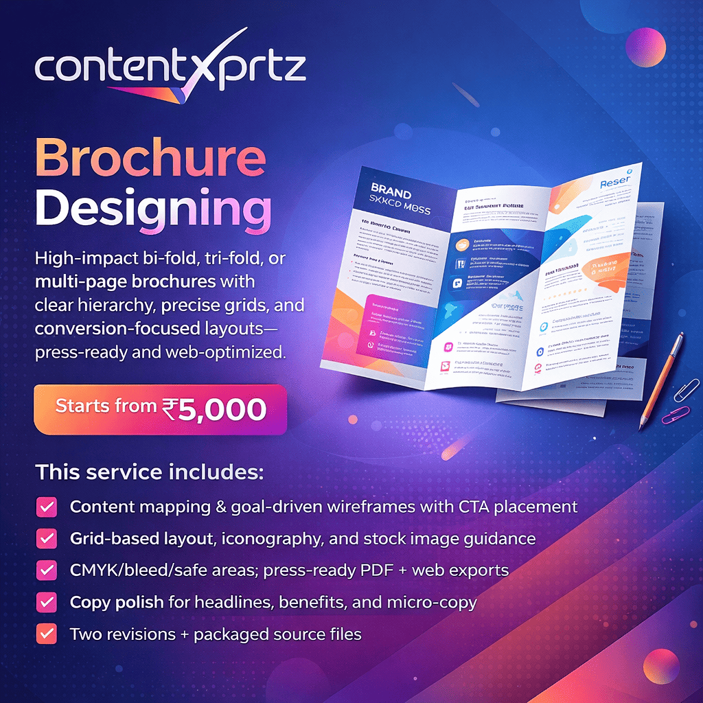79. Brochure Designing Service