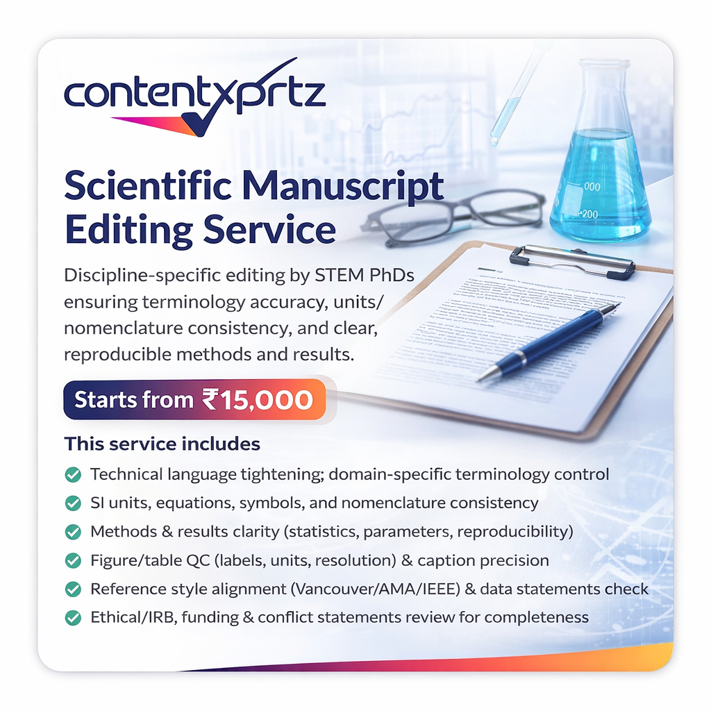 8. Scientific Manuscript Editing Service