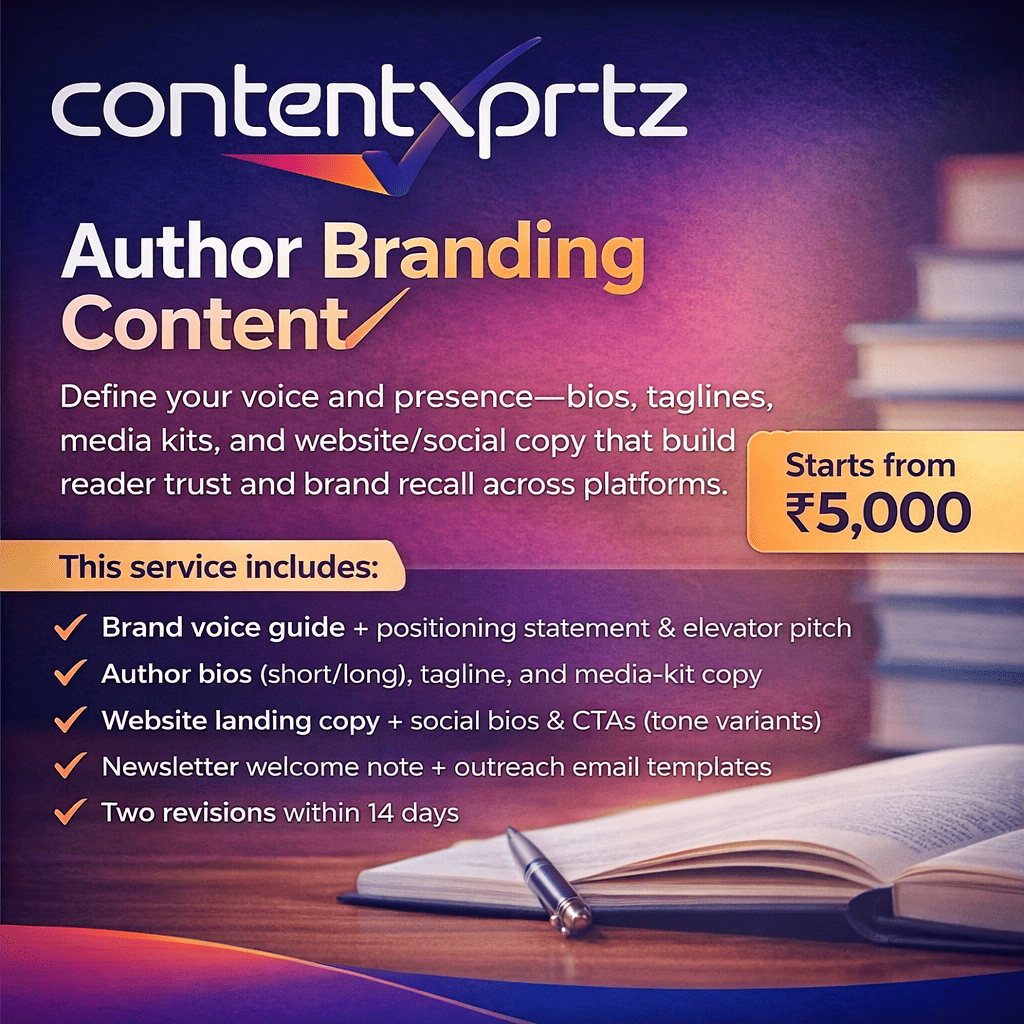 81. Author Branding Content Service