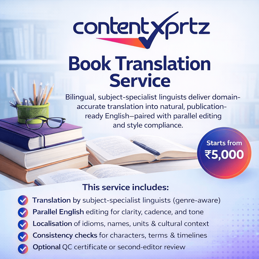 84. Book Translation Service