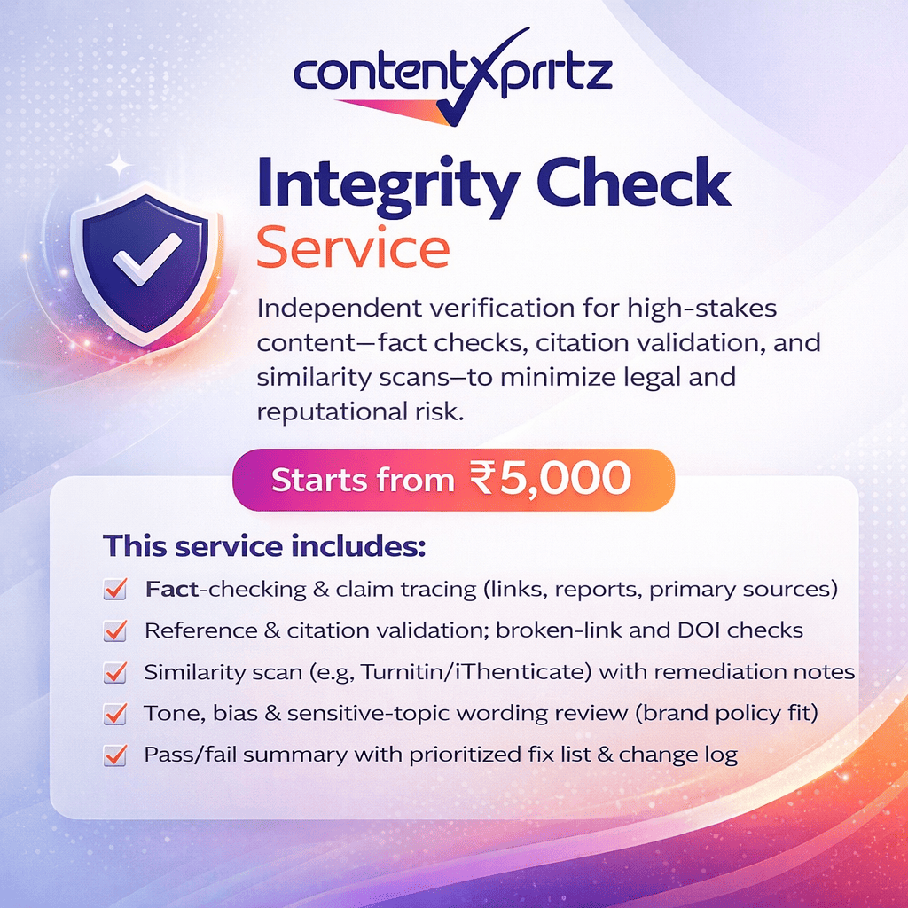 91. Integrity Check Service
