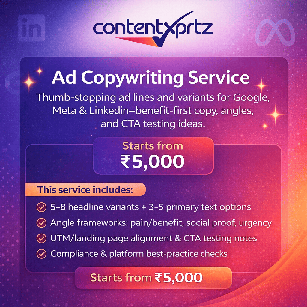 98. Ad Copywriting Service