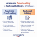 Academic Proofreading vs Technical Editing for STEM Papers