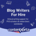 Blog Writers For Hire
