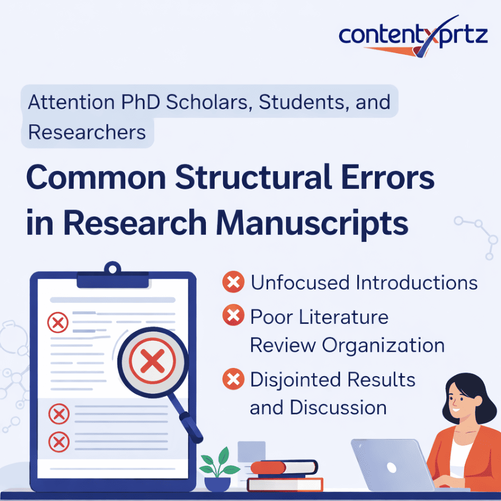 Common Structural Errors in Research Manuscripts