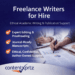 Freelance Writers for Hire
