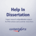 Help In Dissertations