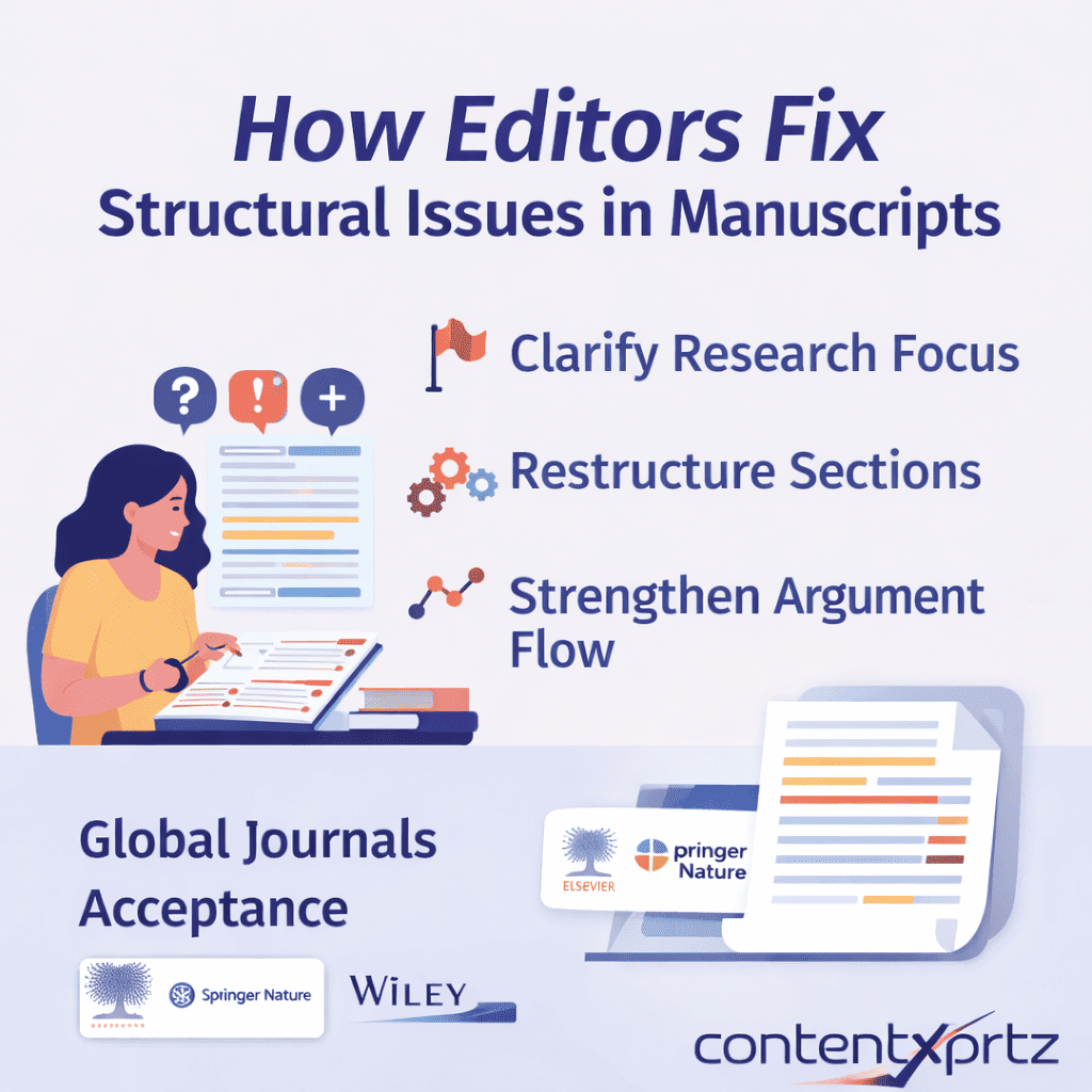 How Editors Fix Structural Issues in Manuscripts
