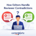 How Editors Handle Reviewer Contradictions