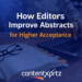 How Editors Improve Abstracts for Higher Acceptance