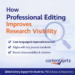 How Professional Editing Improves Research Visibility