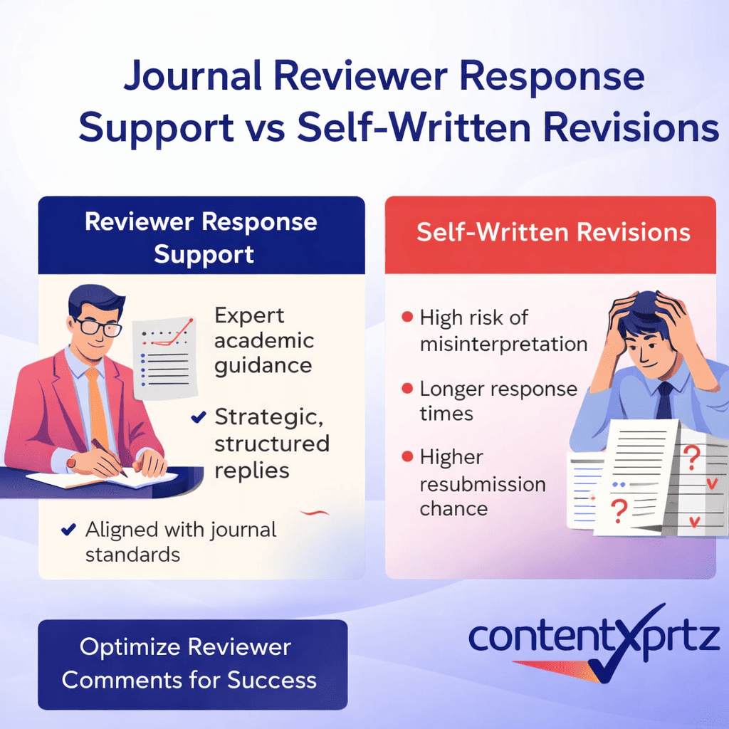 Journal Reviewer Response Support vs Self-Written Revisions