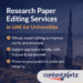Research Paper Editing Services in UAE for Universities