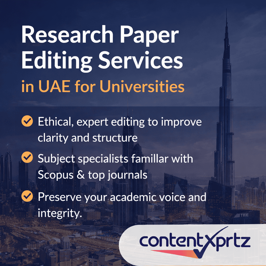 Research Paper Editing Services in UAE for Universities