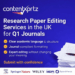 Research Paper Editing Services in the UK for Q1 Journals