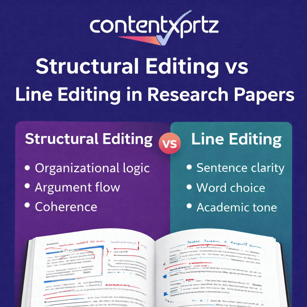 Structural Editing vs Line Editing in Research Papers