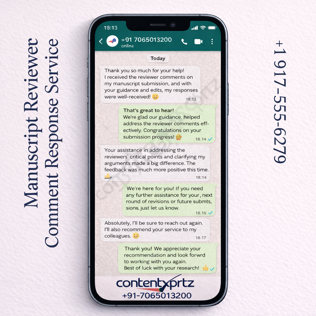 Manuscript Reviewer Comment Response Service - contentxprtz.com
